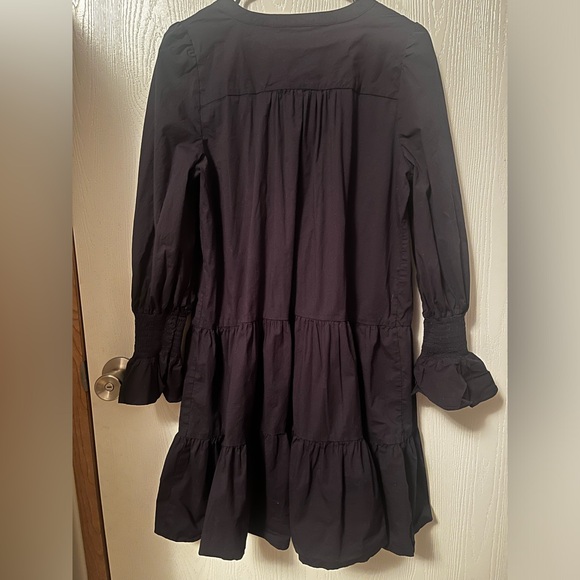 Tuckernuck Pomander Place Navy Cotton Kenzo Long Sleeve Dress - Picture 7 of 7